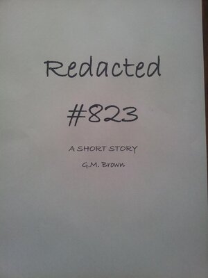cover image of Redacted #823